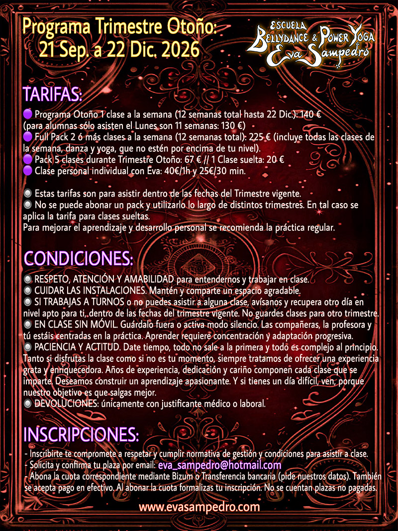 Programa Septiembre-Diciembre 2026